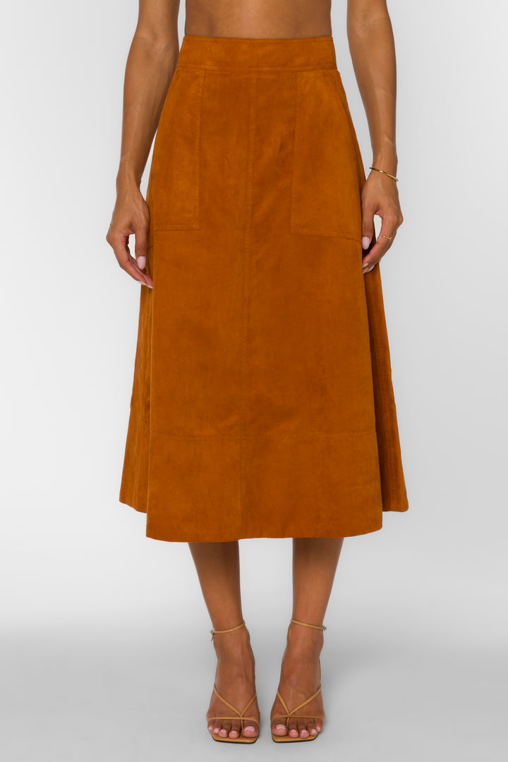 Lettie Tree Bark Skirt - Bottoms - Velvet Heart Clothing