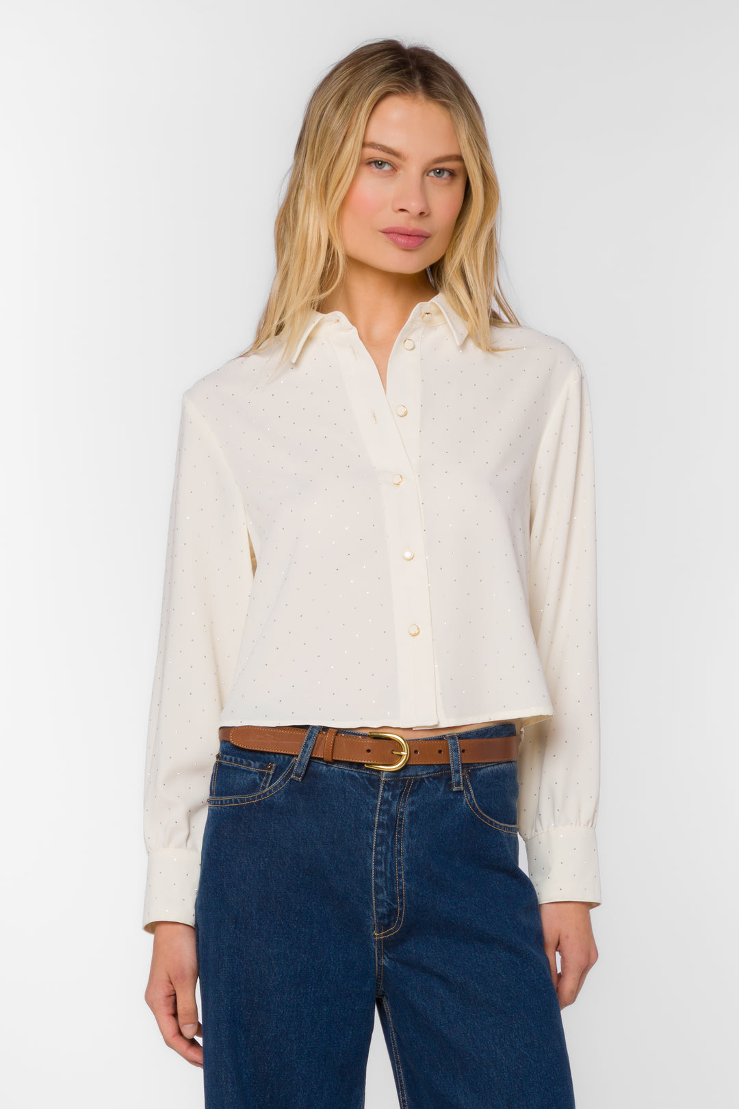 Lilith Vanilla Ice Shirt - Tops - Velvet Heart Clothing