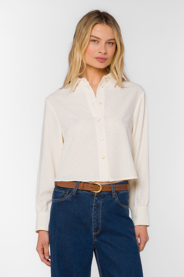 Lilith Vanilla Ice Shirt - Tops - Velvet Heart Clothing