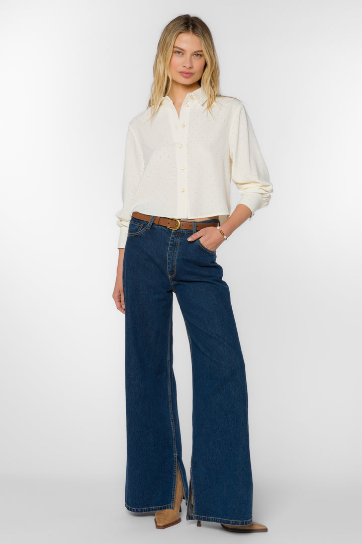 Lilith Vanilla Ice Shirt - Tops - Velvet Heart Clothing