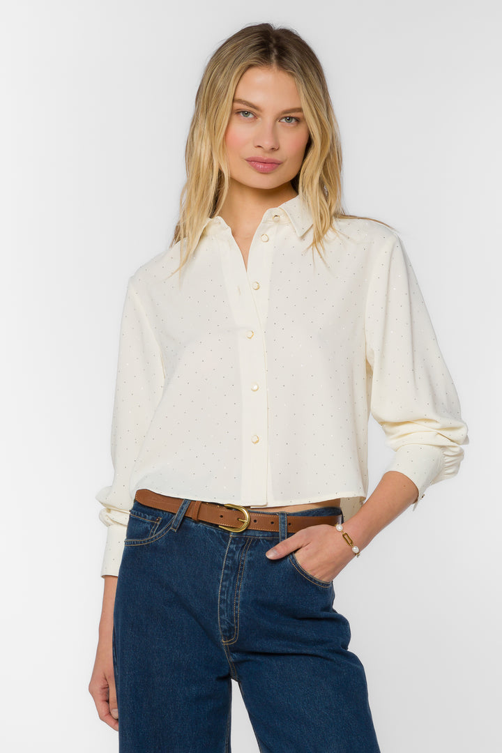 Lilith Vanilla Ice Shirt - Tops - Velvet Heart Clothing