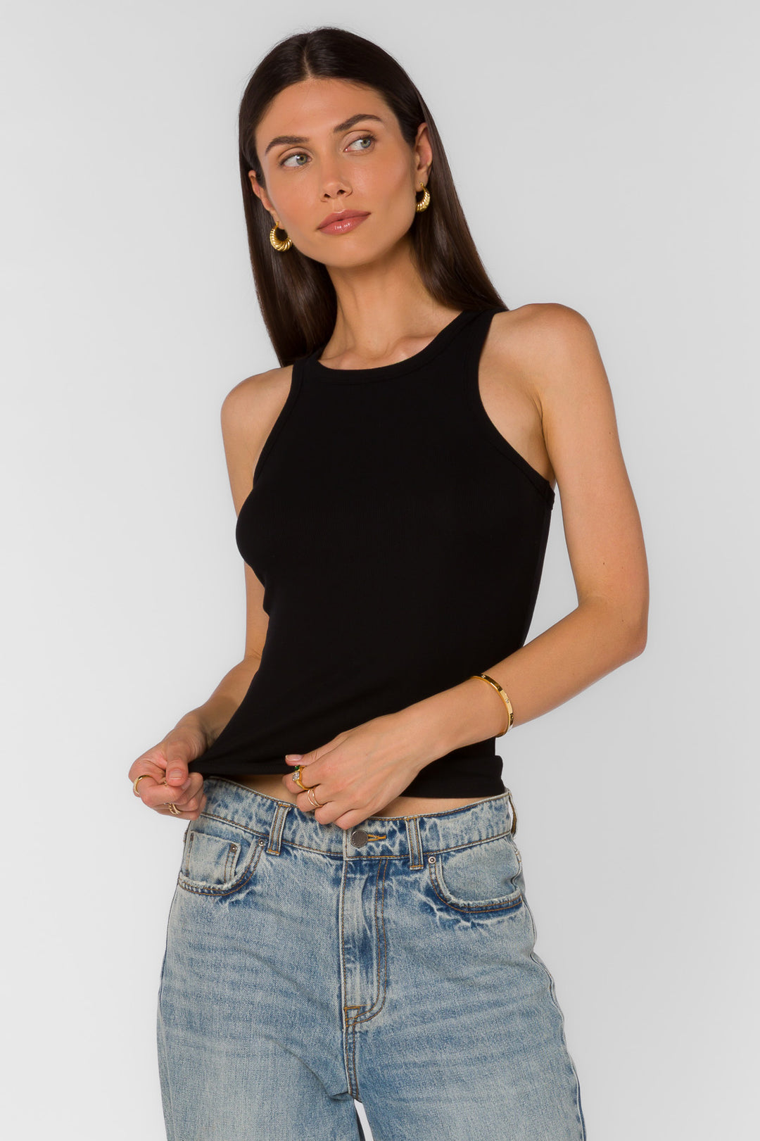 Lindy Black Tank – Velvet Heart Clothing