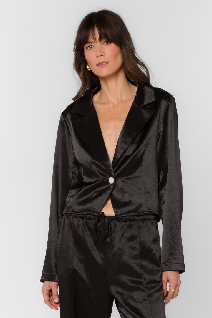 Lito Black Jacket - Jackets & Outerwear - Velvet Heart Clothing