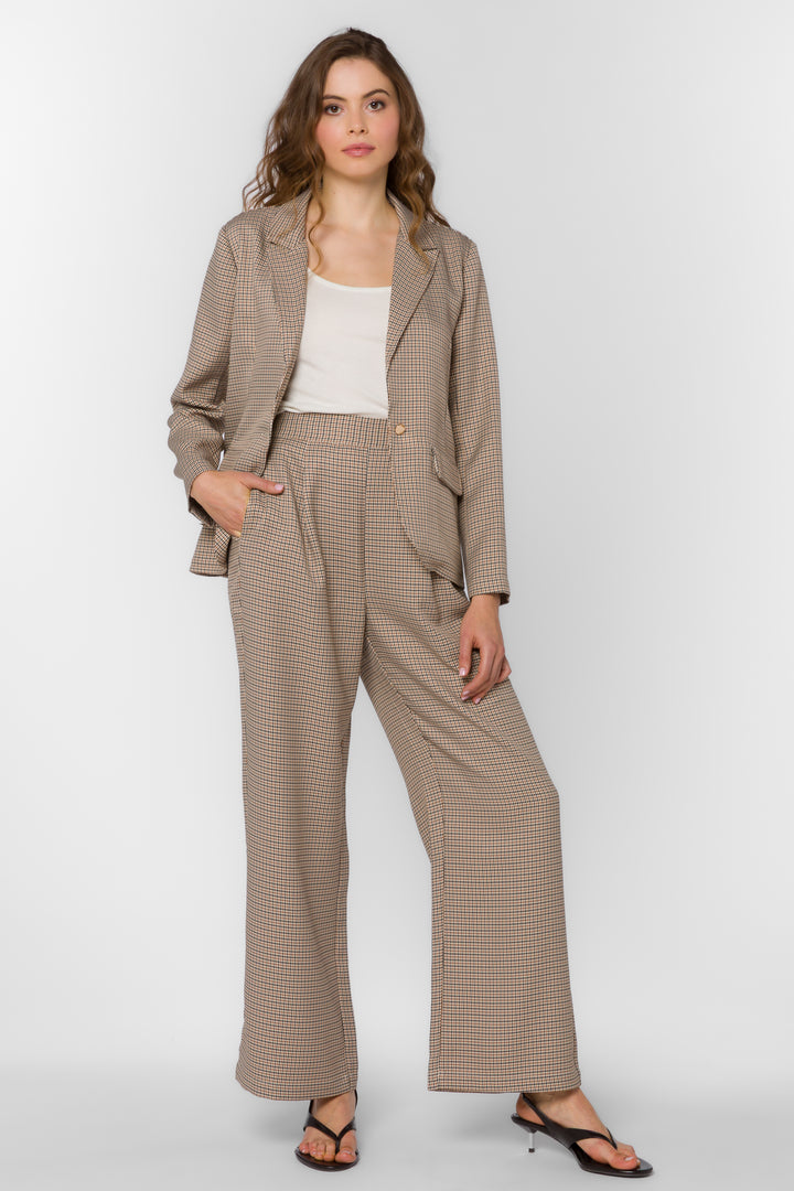 Loni Jazzy Houndstooth Blazer - Jackets & Outerwear - Velvet Heart Clothing