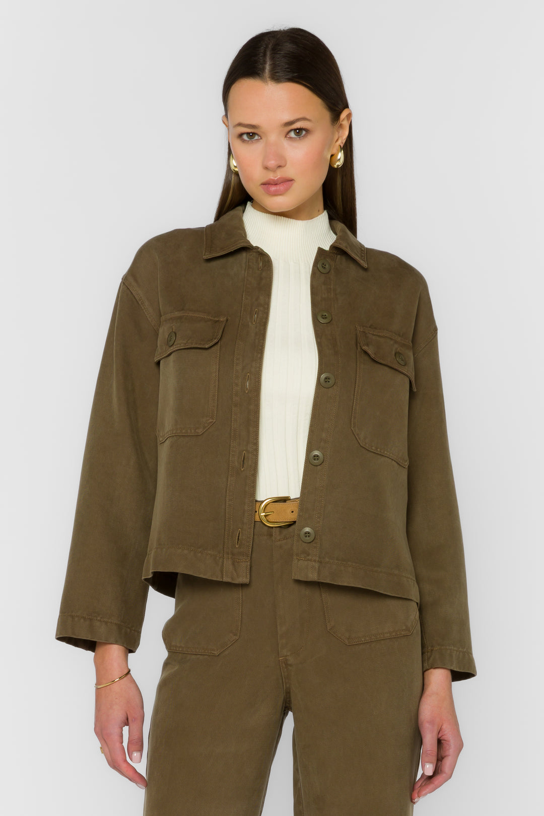 Lorna Olive Jacket - Jackets & Outerwear - Velvet Heart Clothing