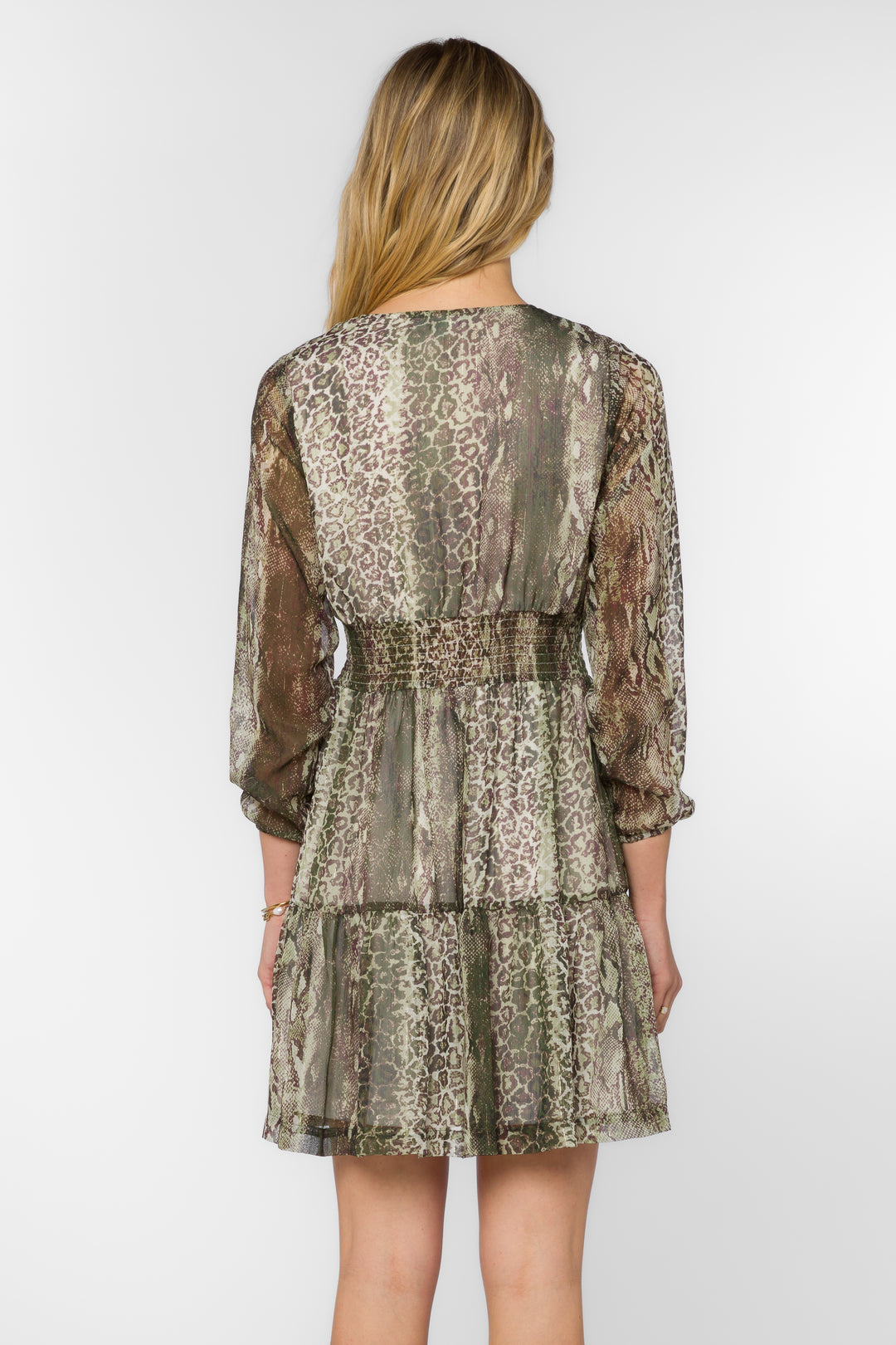 Lourdes Green Skin Dress - Dresses - Velvet Heart Clothing