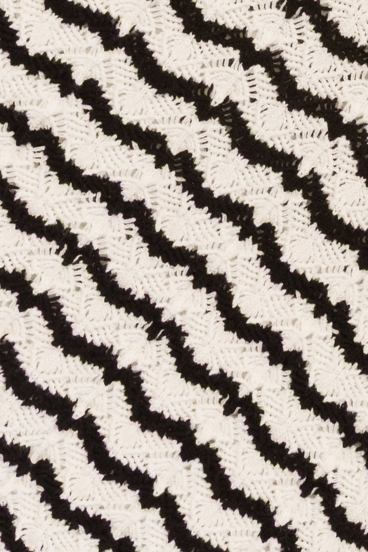 Lucy Black Striped Top