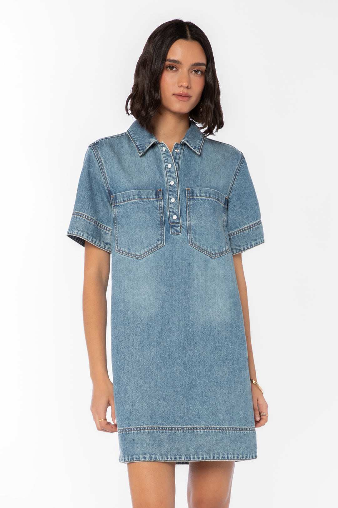 Lupita Faded Sky Dress