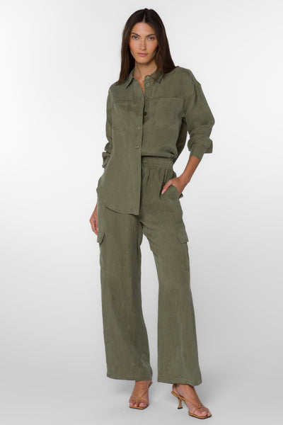 green clothing 22-23 4Pocket pants 【L】 LYNLEE-9BC-10106N-OLIVE-