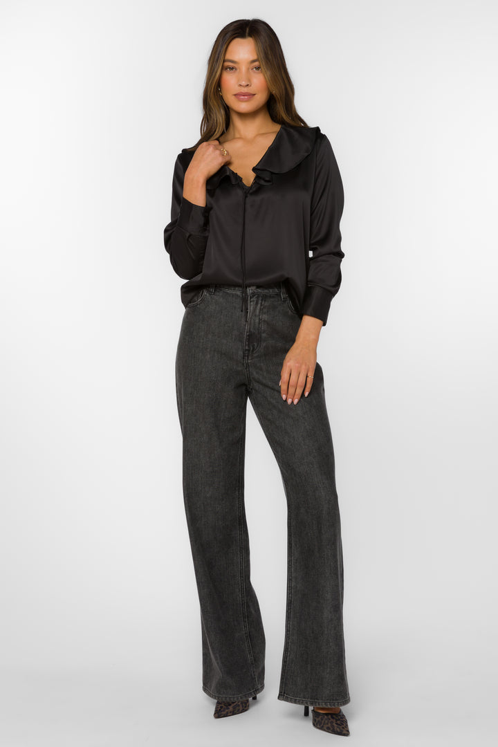 Madelyn Black Top - Tops - Velvet Heart Clothing