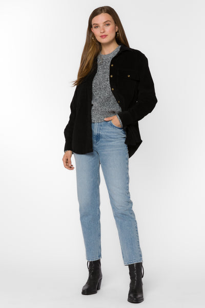 Magnolia Black Shacket - Jackets & Outerwear - Velvet Heart Clothing