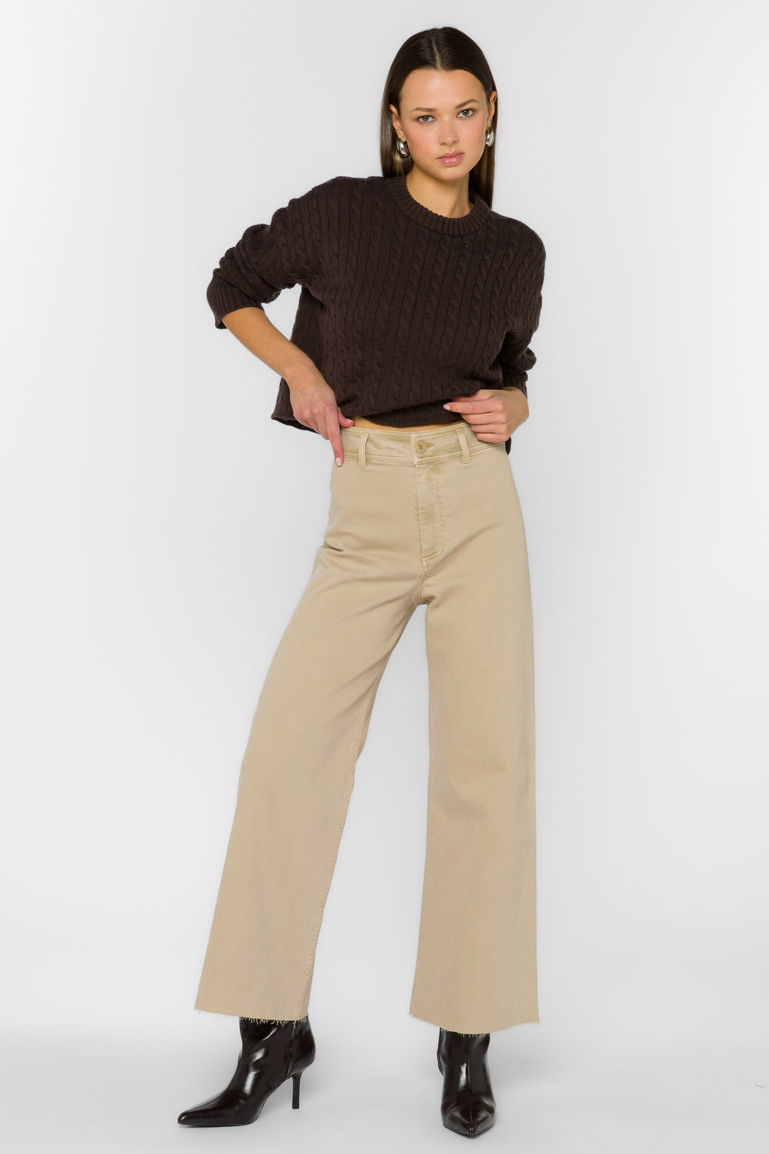 Margiela Sandy Beige Pants - Bottoms - Velvet Heart Clothing