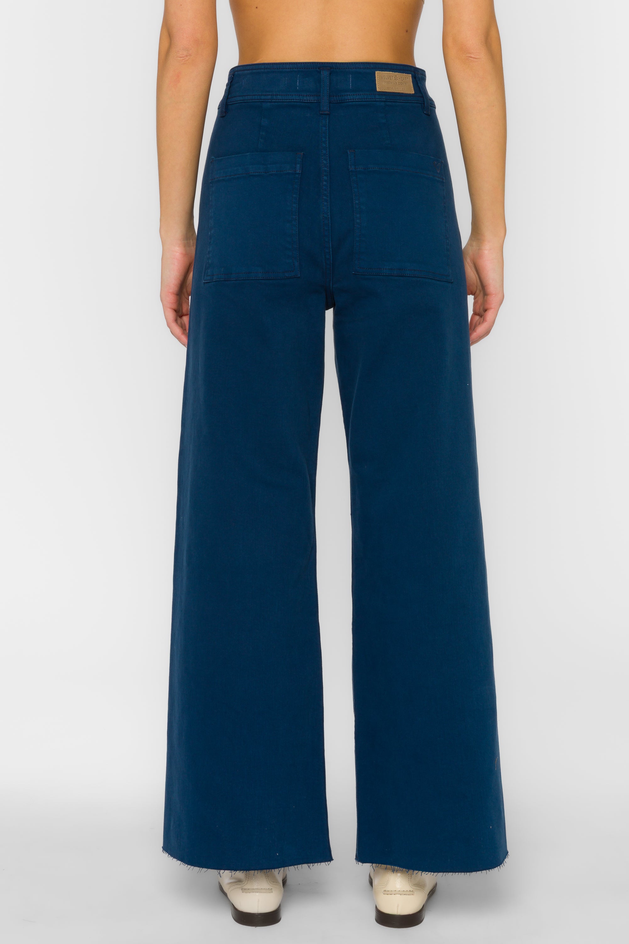 Margiela French Navy Pants - Bottoms - Velvet Heart Clothing