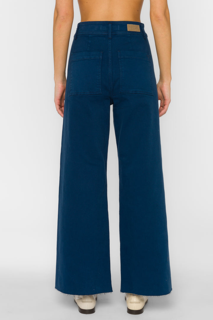 Margiela French Navy Pants - Bottoms - Velvet Heart Clothing