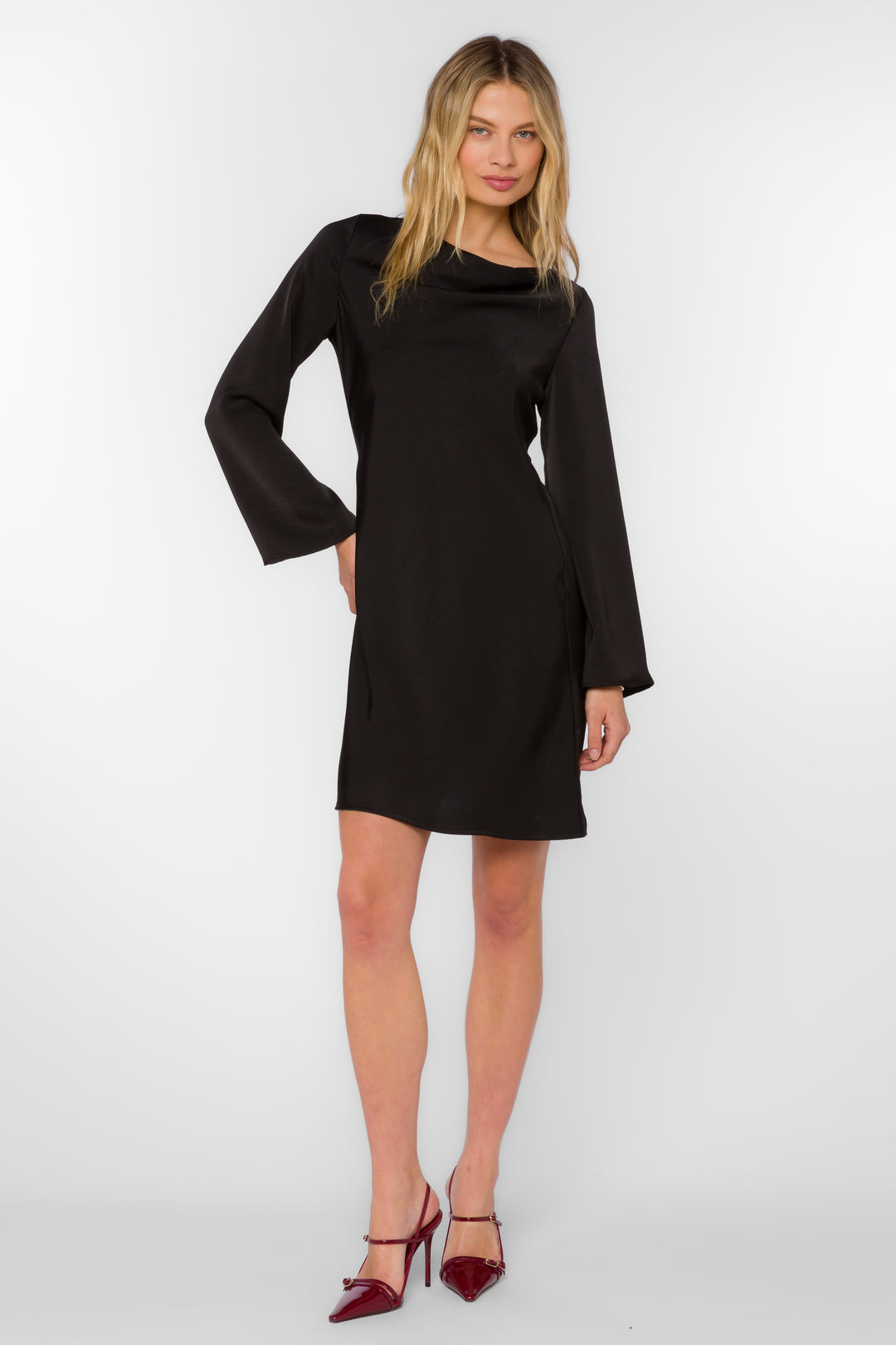 Mariko Black Dress - Dresses - Velvet Heart Clothing
