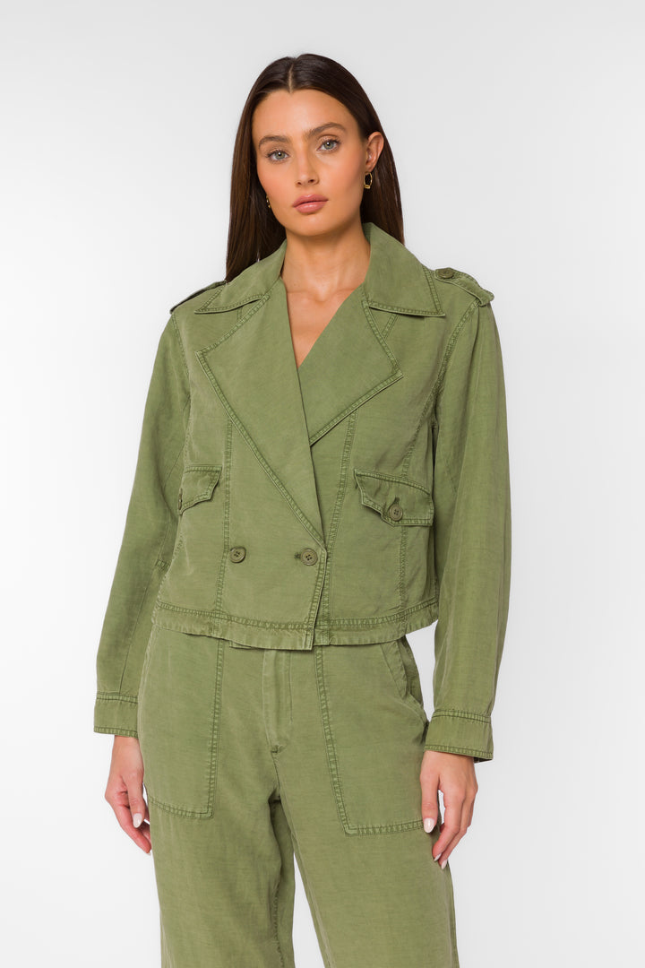 Marley Tea Leaf Jacket - Jackets & Outerwear - Velvet Heart Clothing