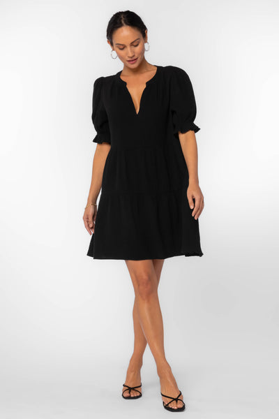 Marscina Black Dress - Dresses - Velvet Heart Clothing