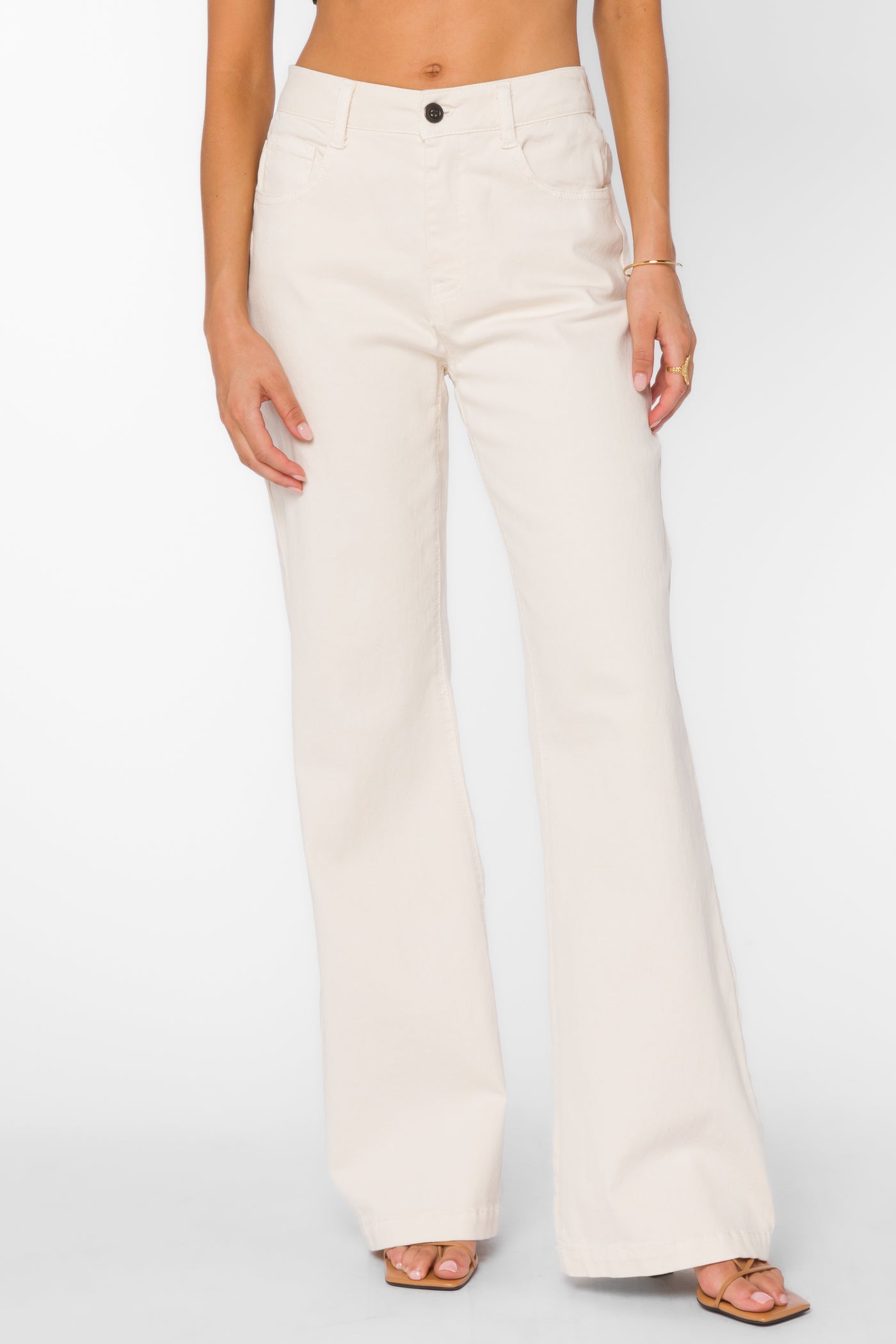 Marsha Ivory Jeans - Bottoms - Velvet Heart Clothing