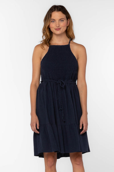 Maryanne Navy Dress - Dresses - Velvet Heart Clothing