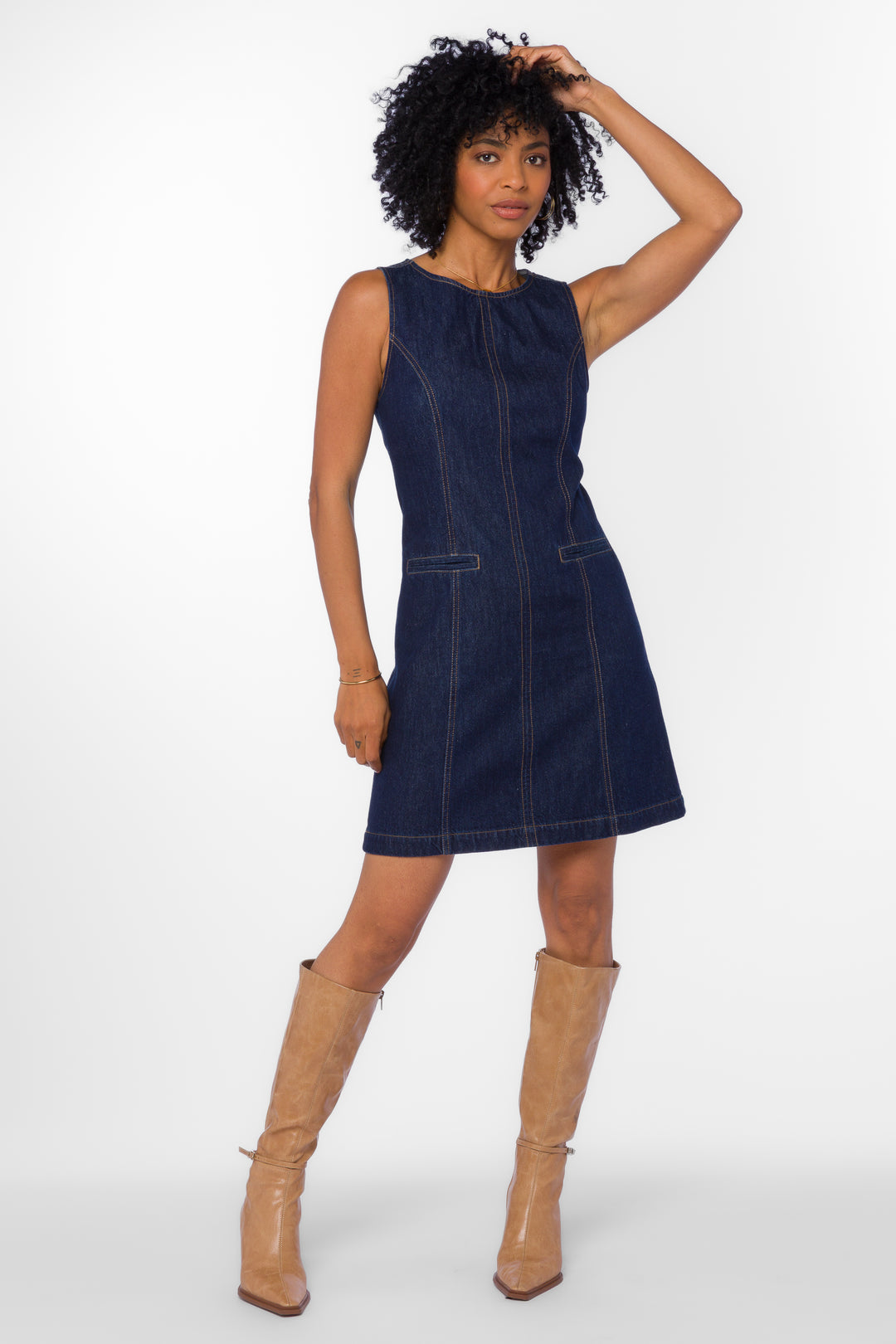 Matilda Raw Blue Dress - Dresses - Velvet Heart Clothing