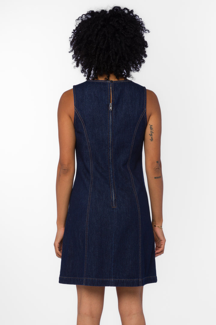 Matilda Raw Blue Dress - Dresses - Velvet Heart Clothing