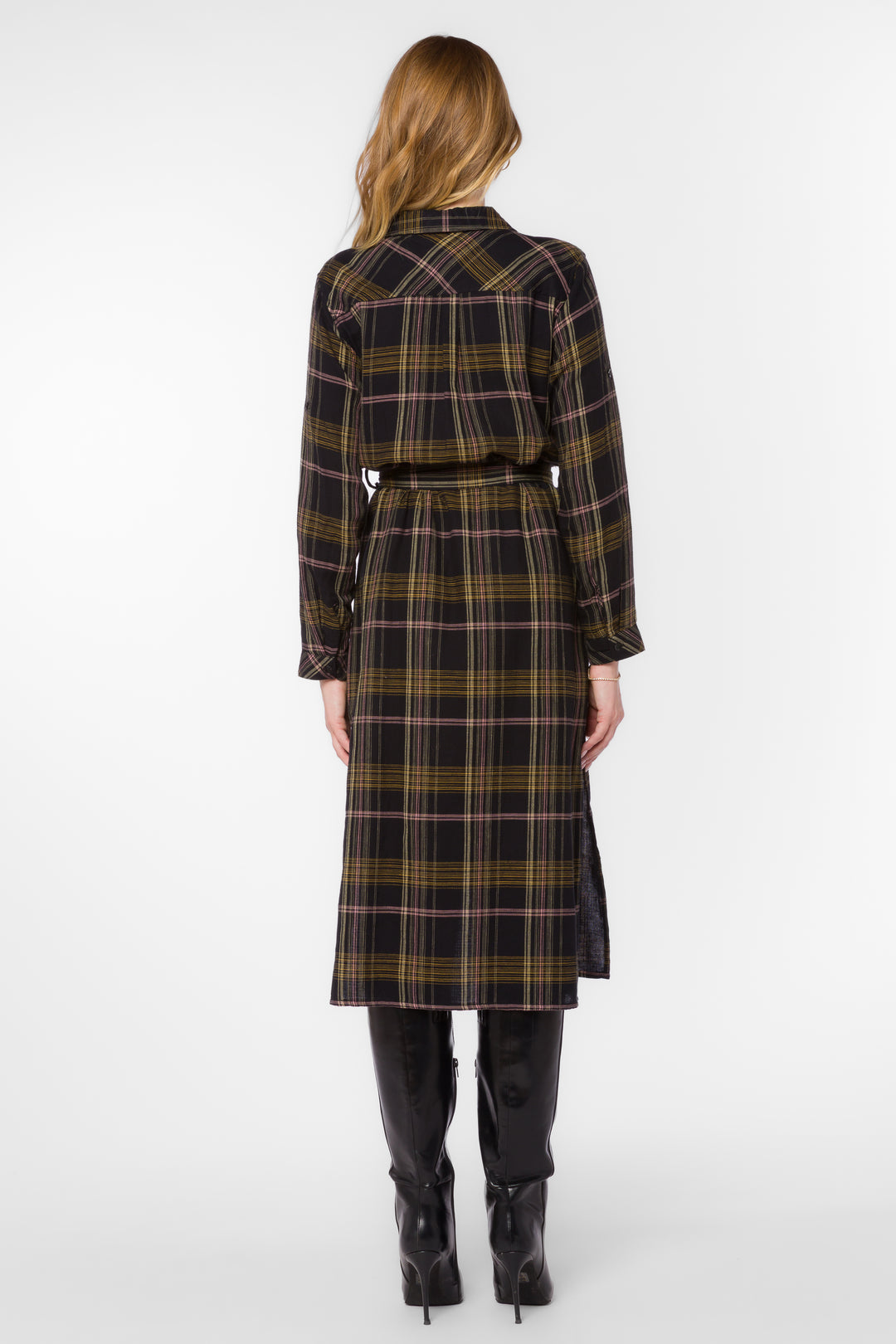 Maui Plaid Dress - Dresses - Velvet Heart Clothing