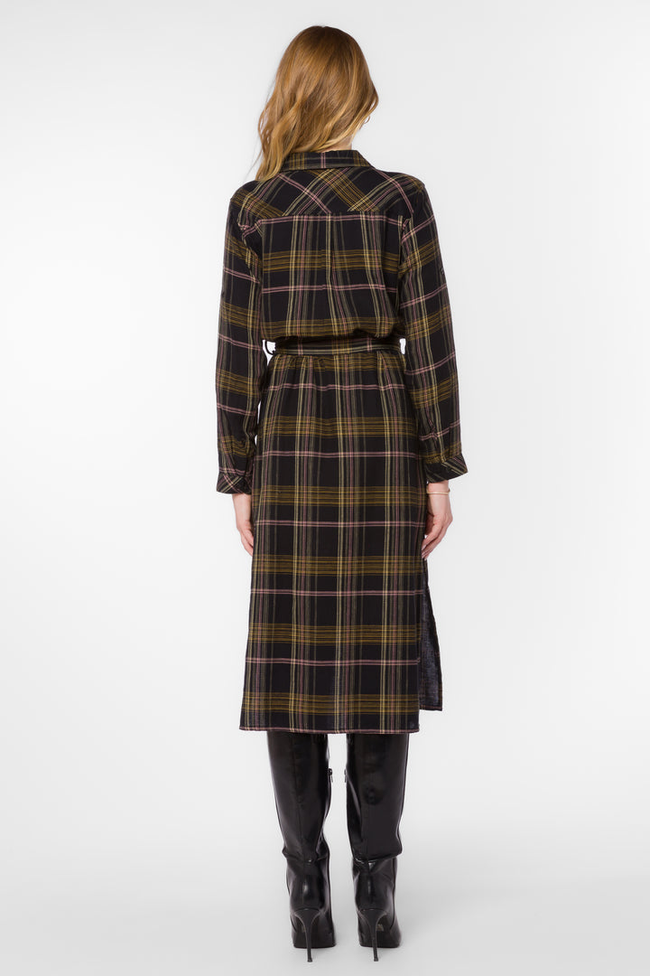 Maui Plaid Dress - Dresses - Velvet Heart Clothing
