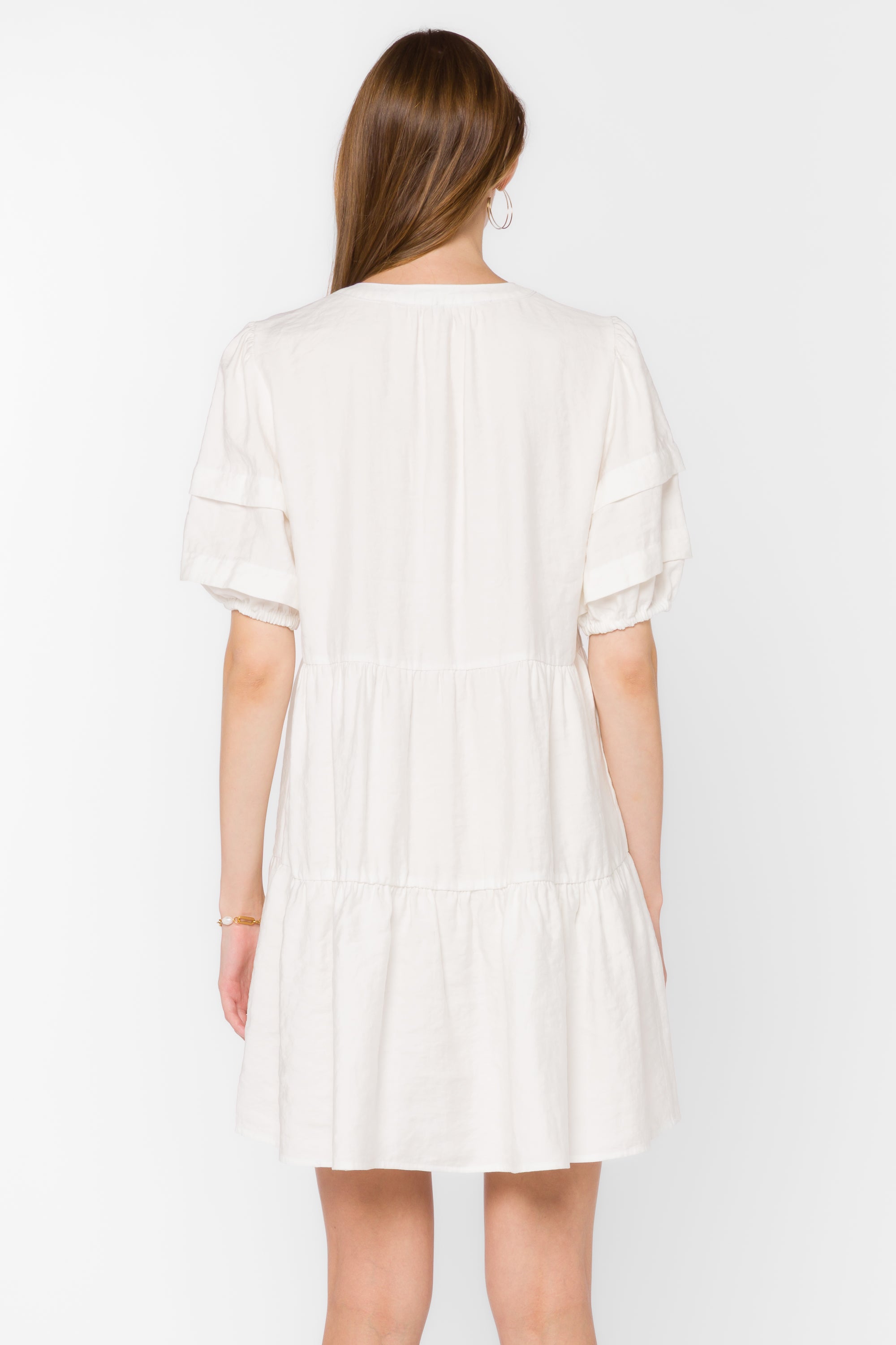 Melita Optic White Dress - Dresses - Velvet Heart Clothing