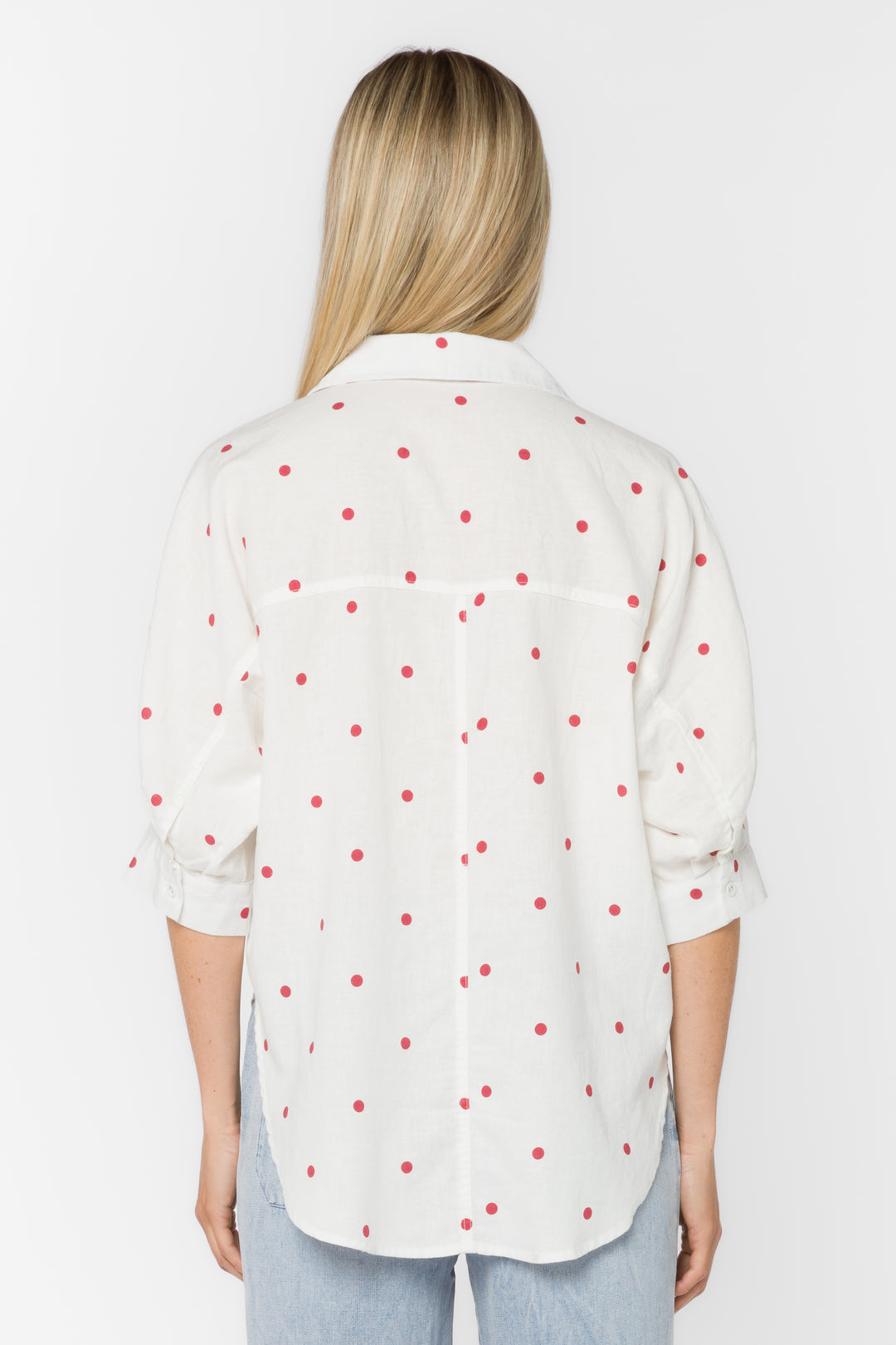 Merle Cardinal Dots Shirt - Tops - Velvet Heart Clothing