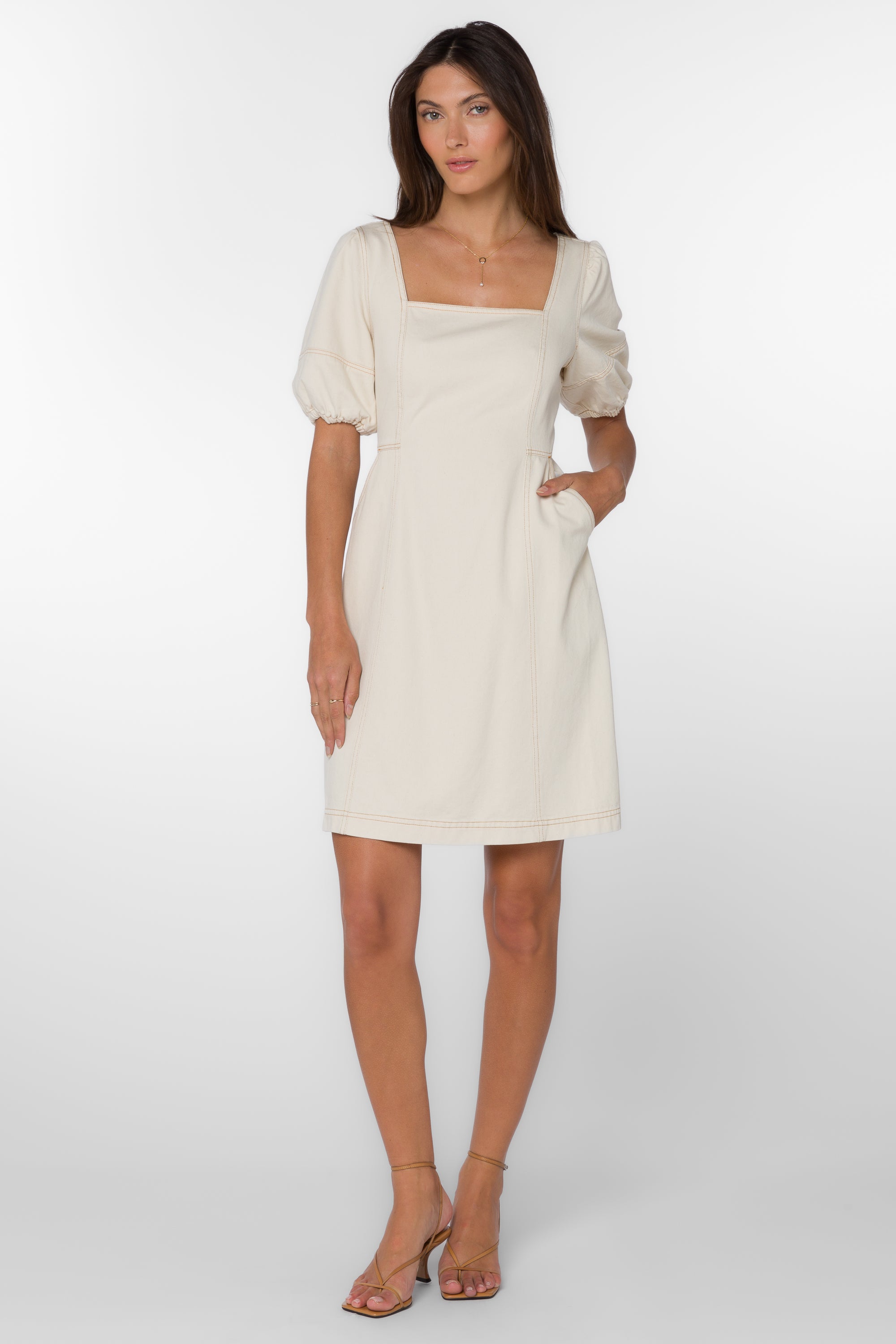 Miko Ivory Dress – Velvet Heart Clothing