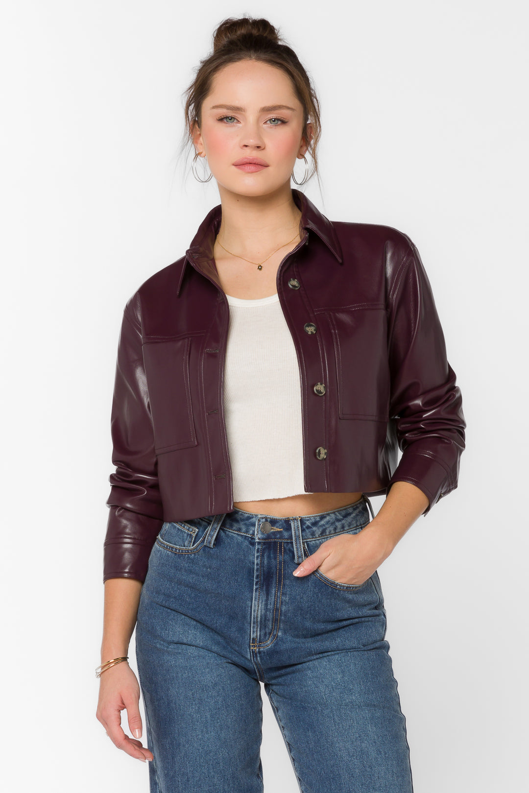 Milani Prune Jacket - Jackets & Outerwear - Velvet Heart Clothing