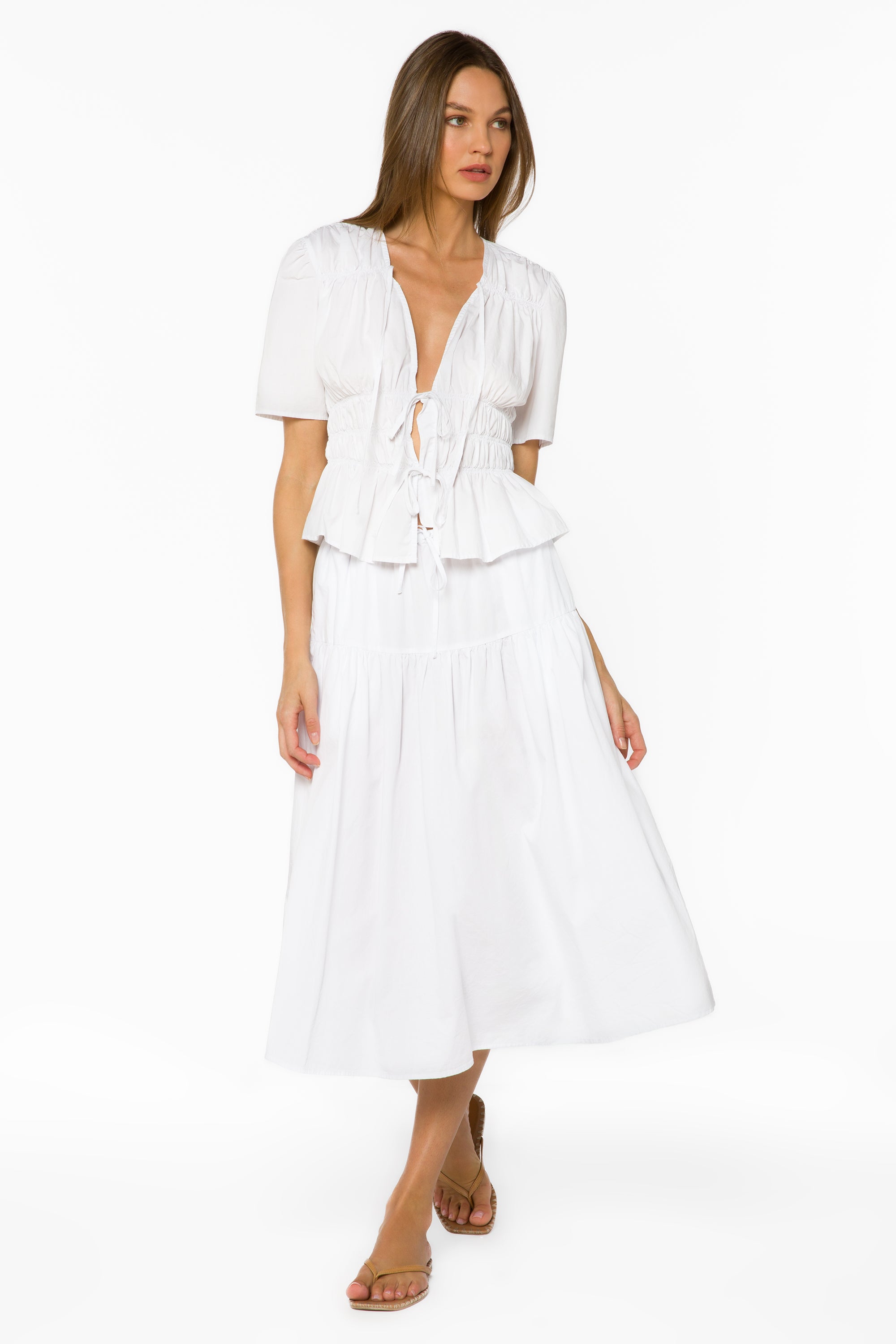 Miley Optic White Skirt – Velvet Heart Clothing