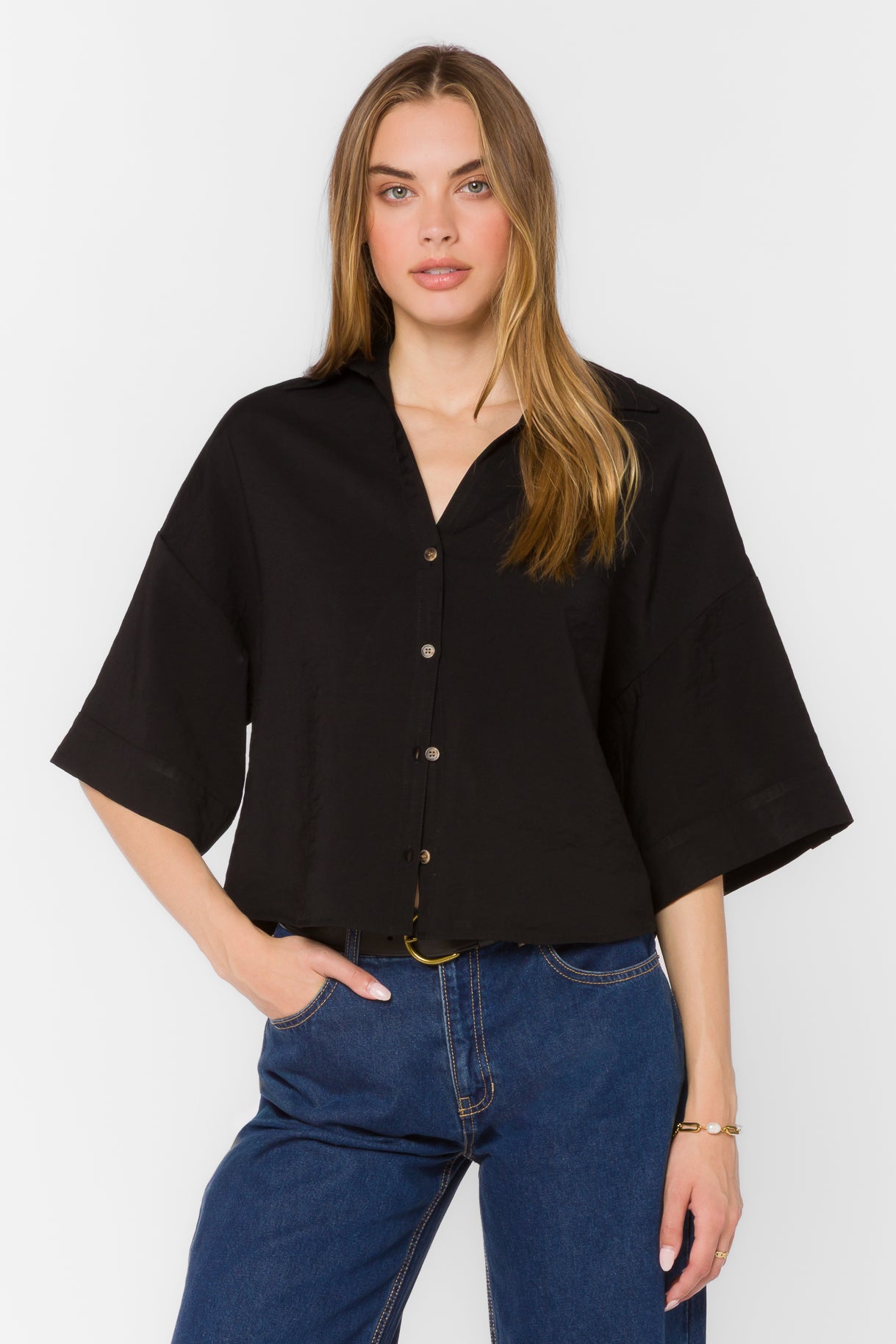 Minx Black Shirt – Velvet Heart Clothing
