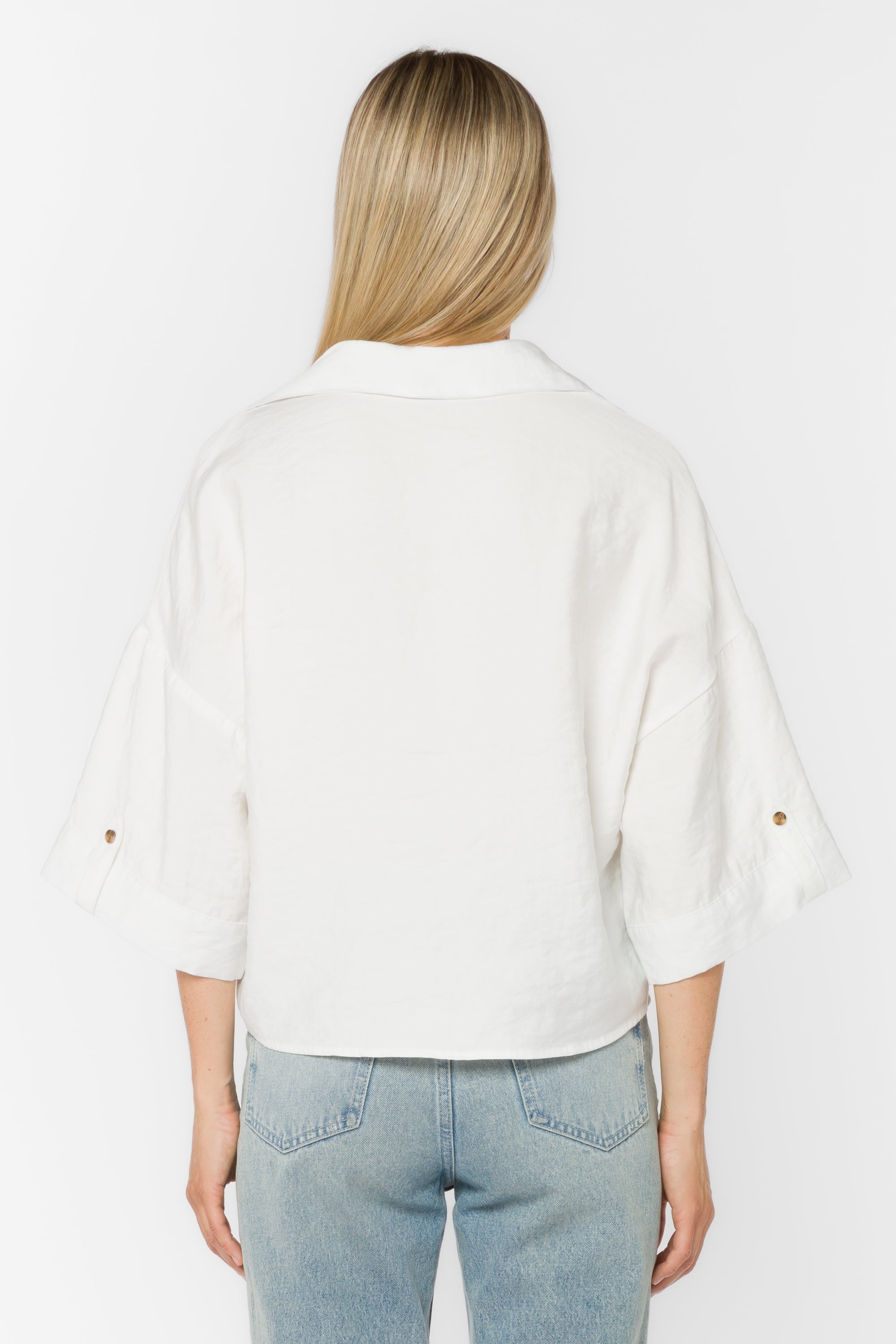 Minx Optic White Shirt - Tops - Velvet Heart Clothing