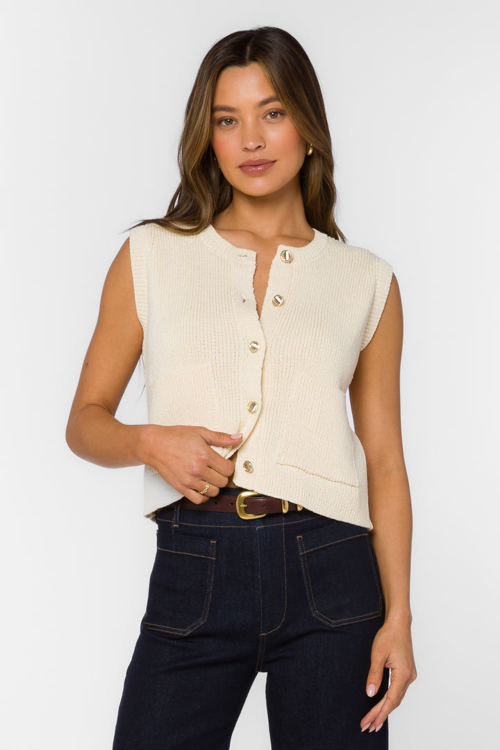 Moana Fiberglass Vest - Sweaters - Velvet Heart Clothing