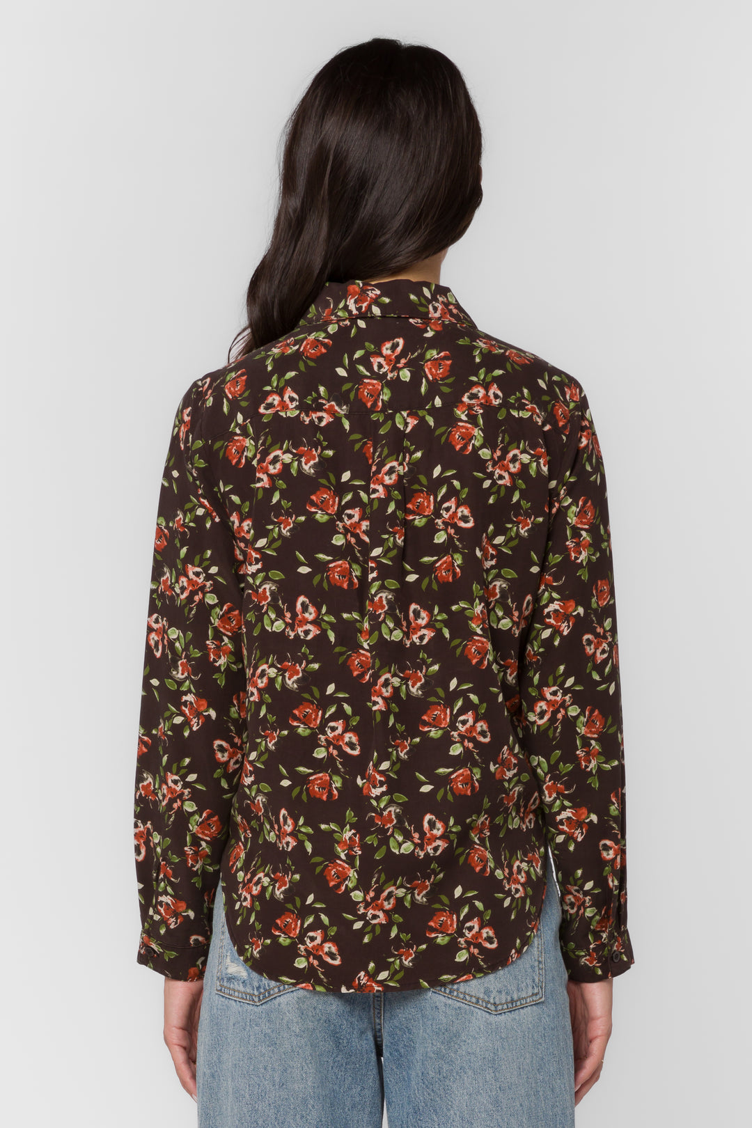 Natalie Watercolor Blossom Shirt - Tops - Velvet Heart Clothing