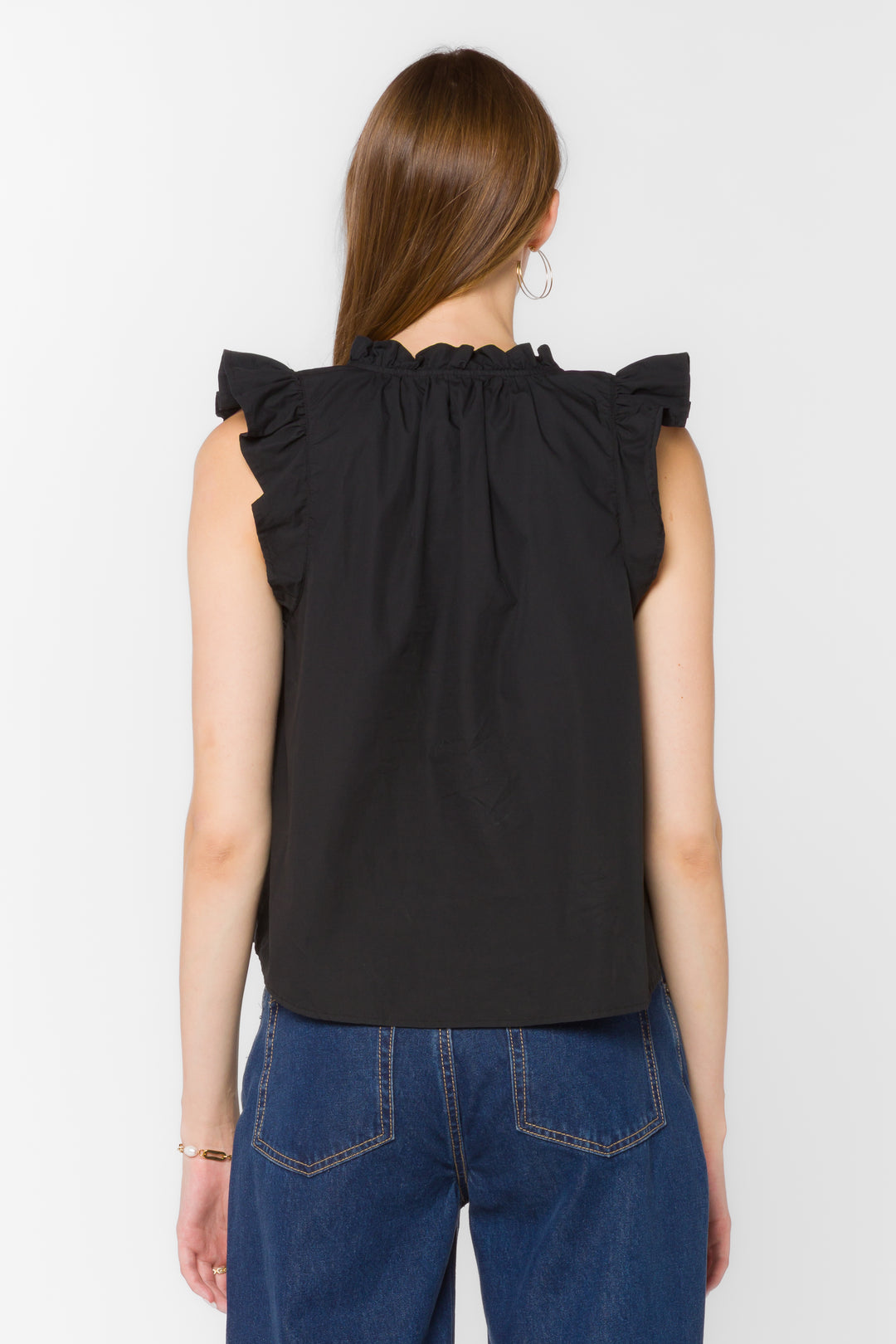 Nazira Black Top - Tops - Velvet Heart Clothing