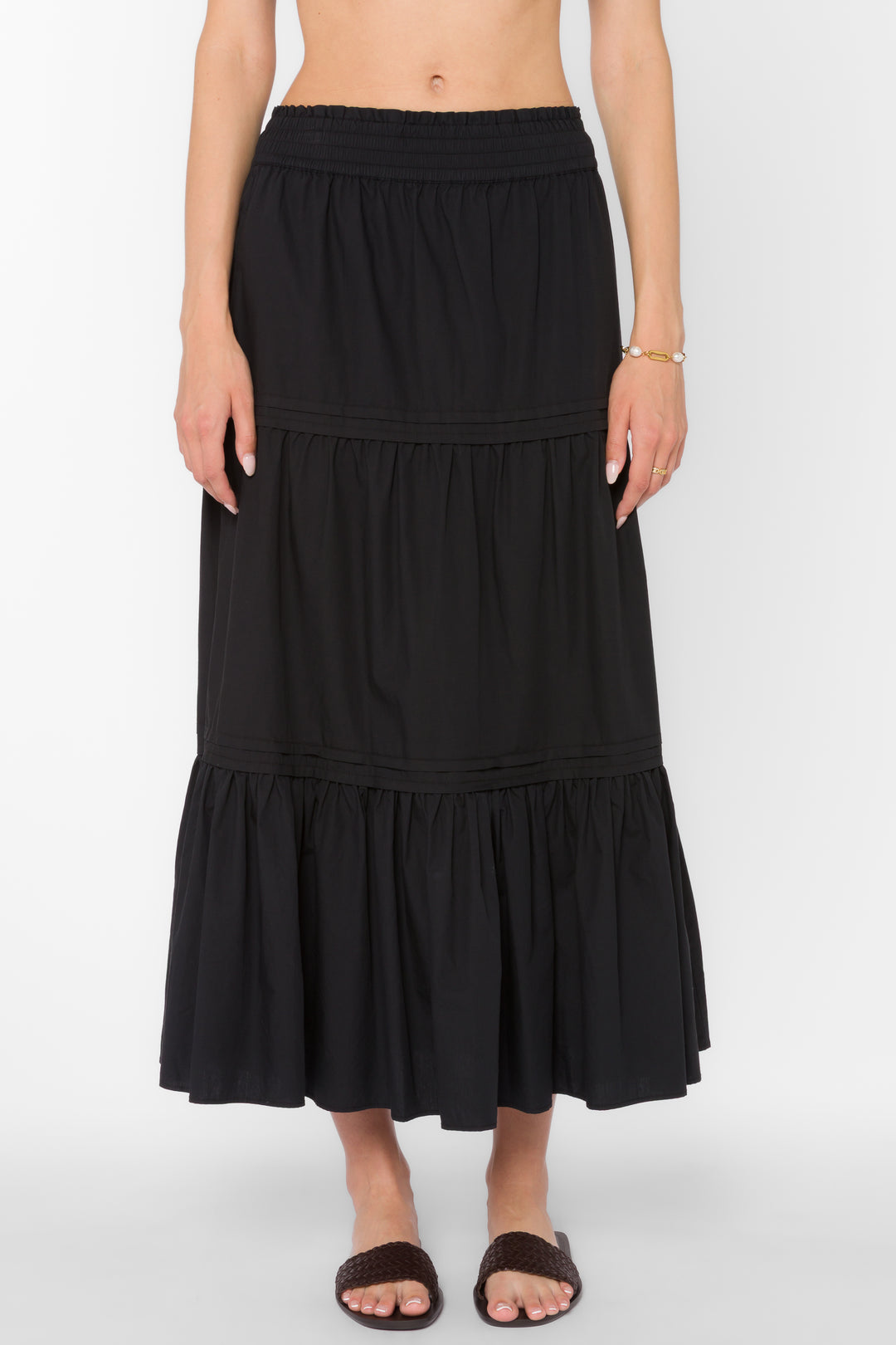 Pauline Black Skirt - Bottoms - Velvet Heart Clothing