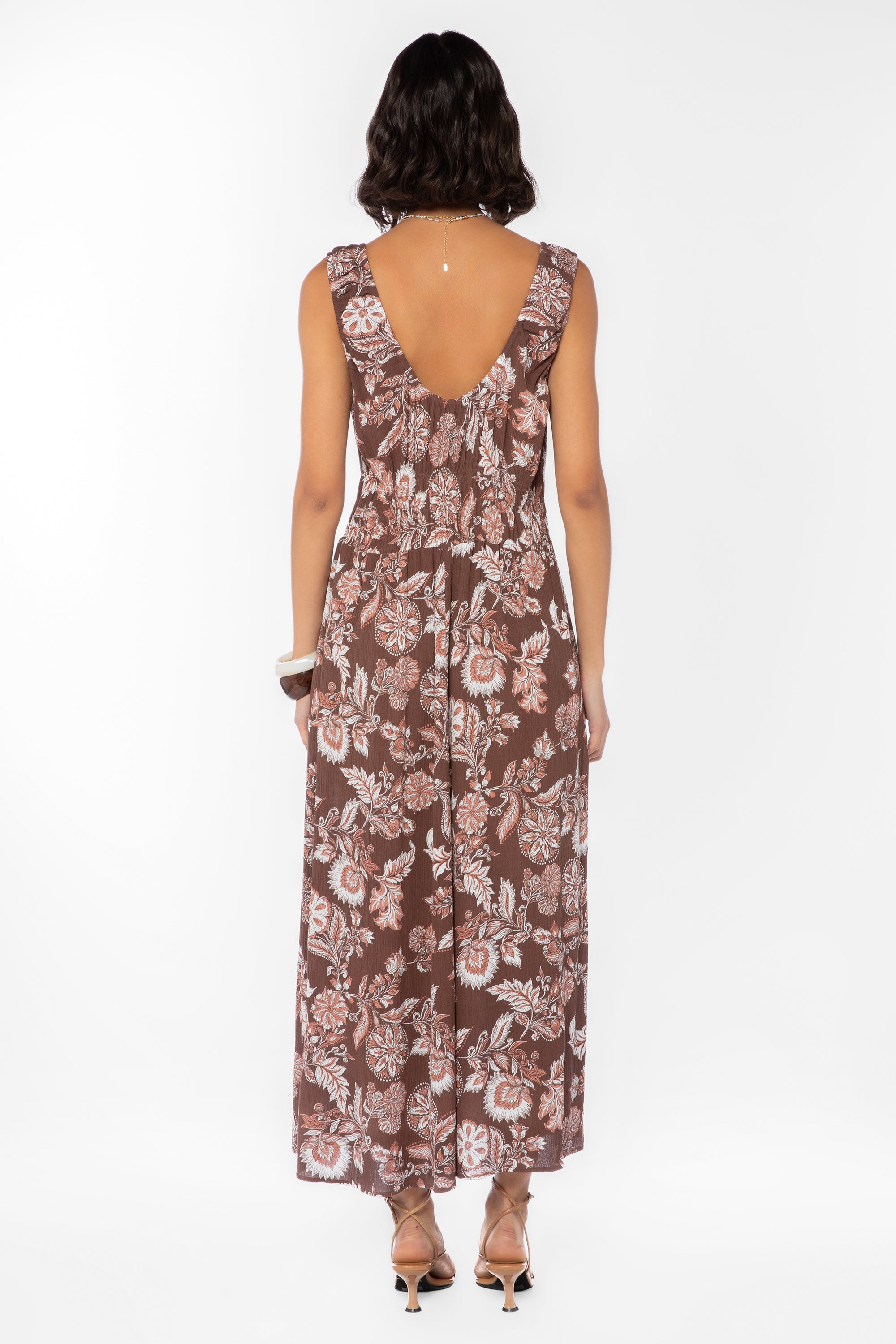 Payne Brown Floral Dress