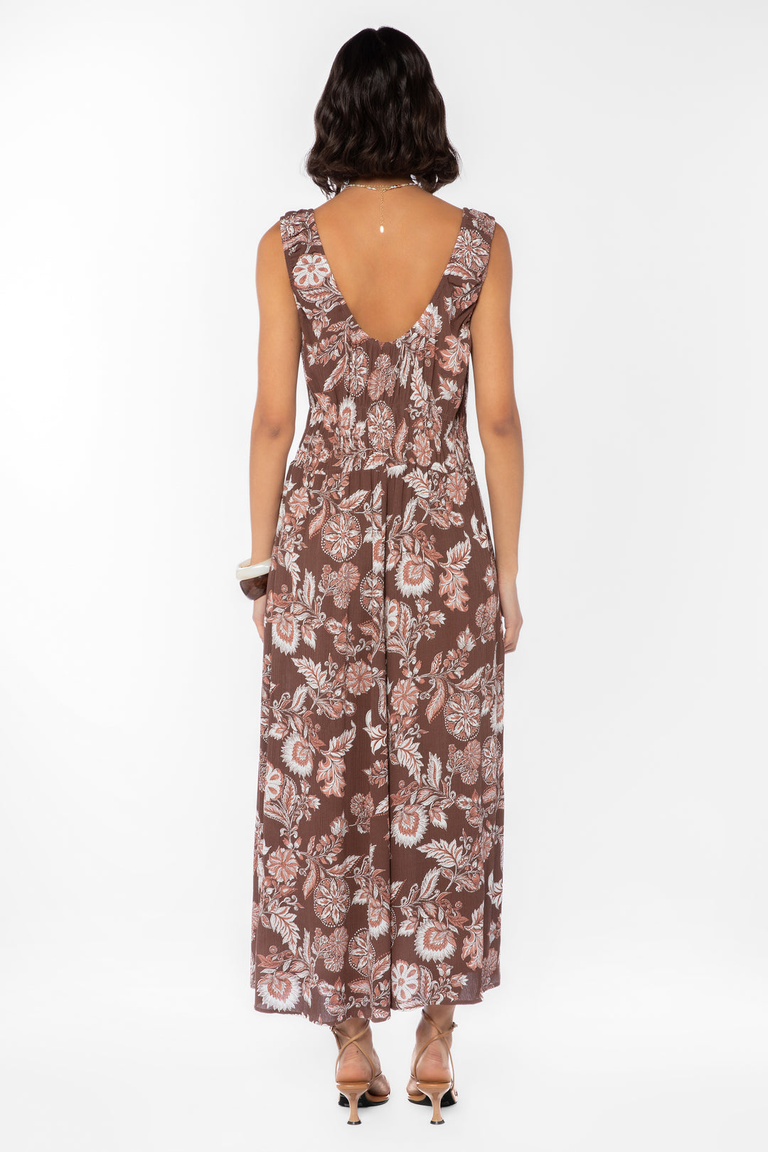 Payne Brown Floral Dress