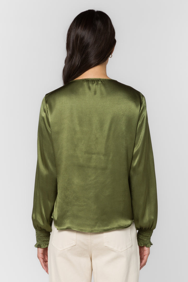 Penny Dried Thyme Top - Tops - Velvet Heart Clothing