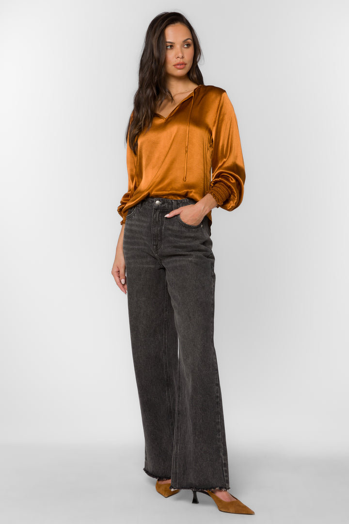 Penny Toasted Cinnamon Top - Tops - Velvet Heart Clothing