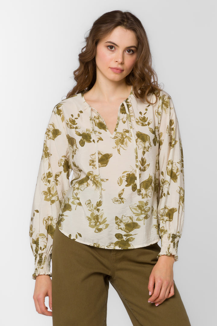 Penny Olive Shrub Top - Tops - Velvet Heart Clothing