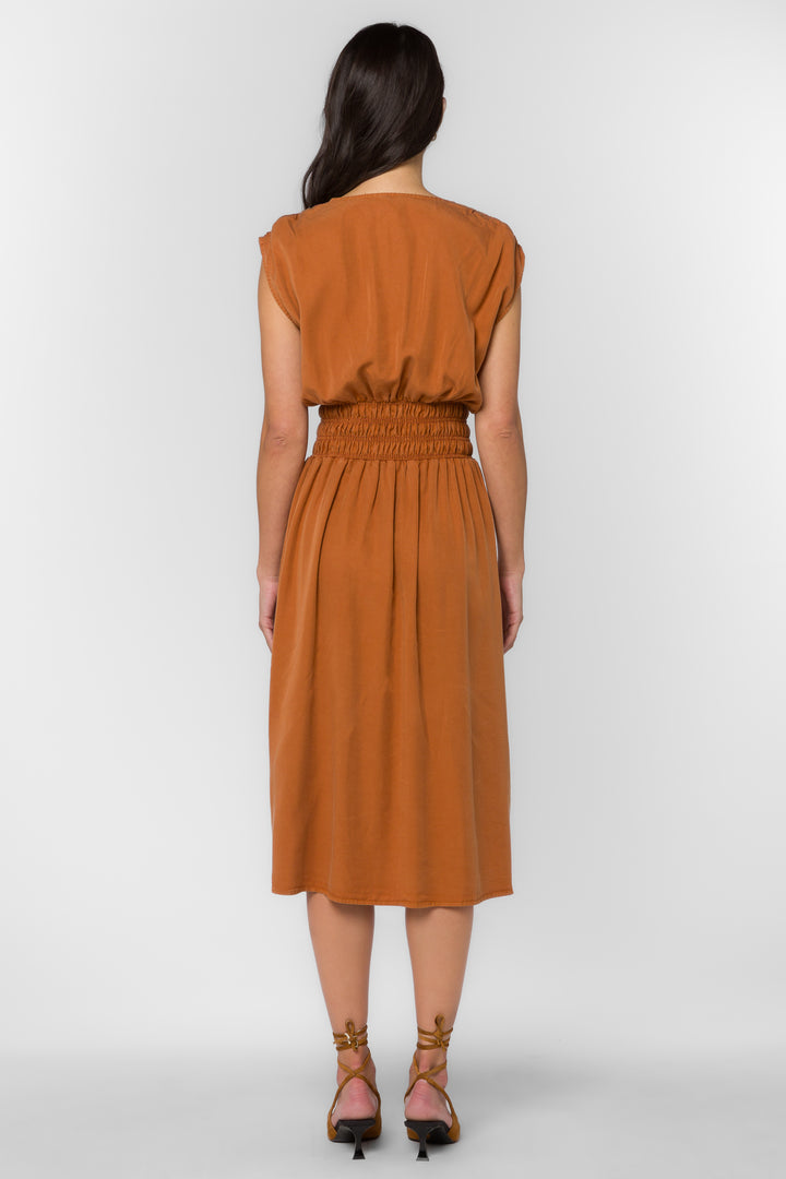 Persa Belgian Cocoa Dress - Dresses - Velvet Heart Clothing