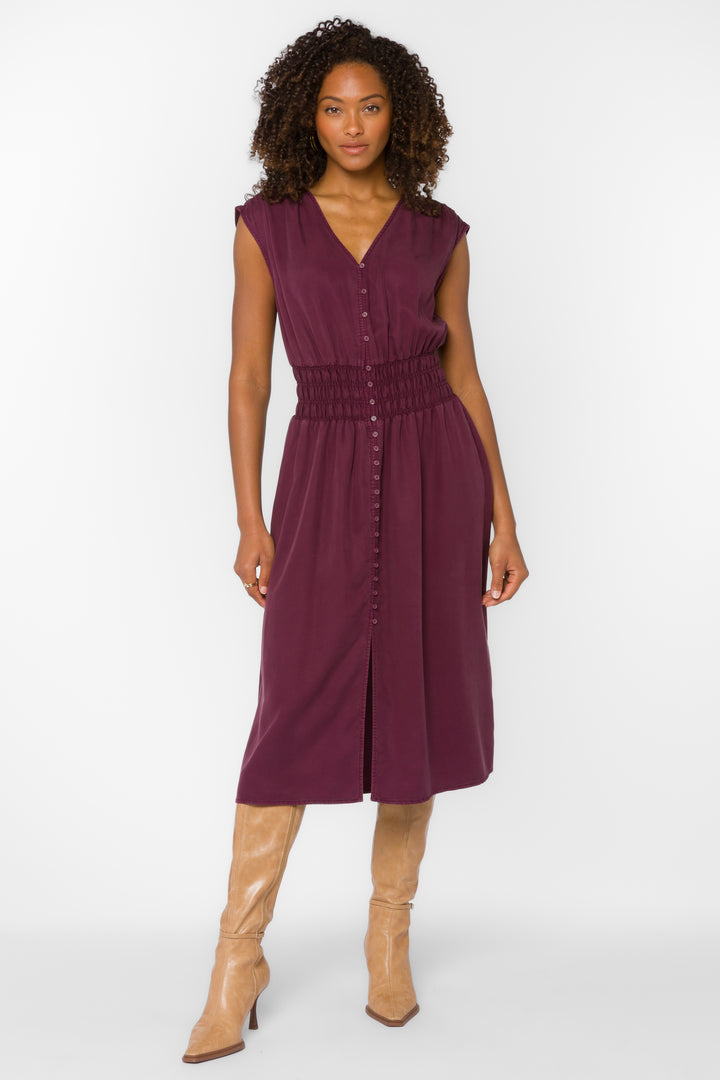 Persa Malbec Dress - Dresses - Velvet Heart Clothing