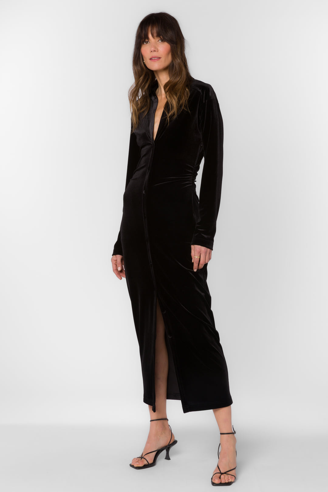 Phoenix Black Dress - Dresses - Velvet Heart Clothing