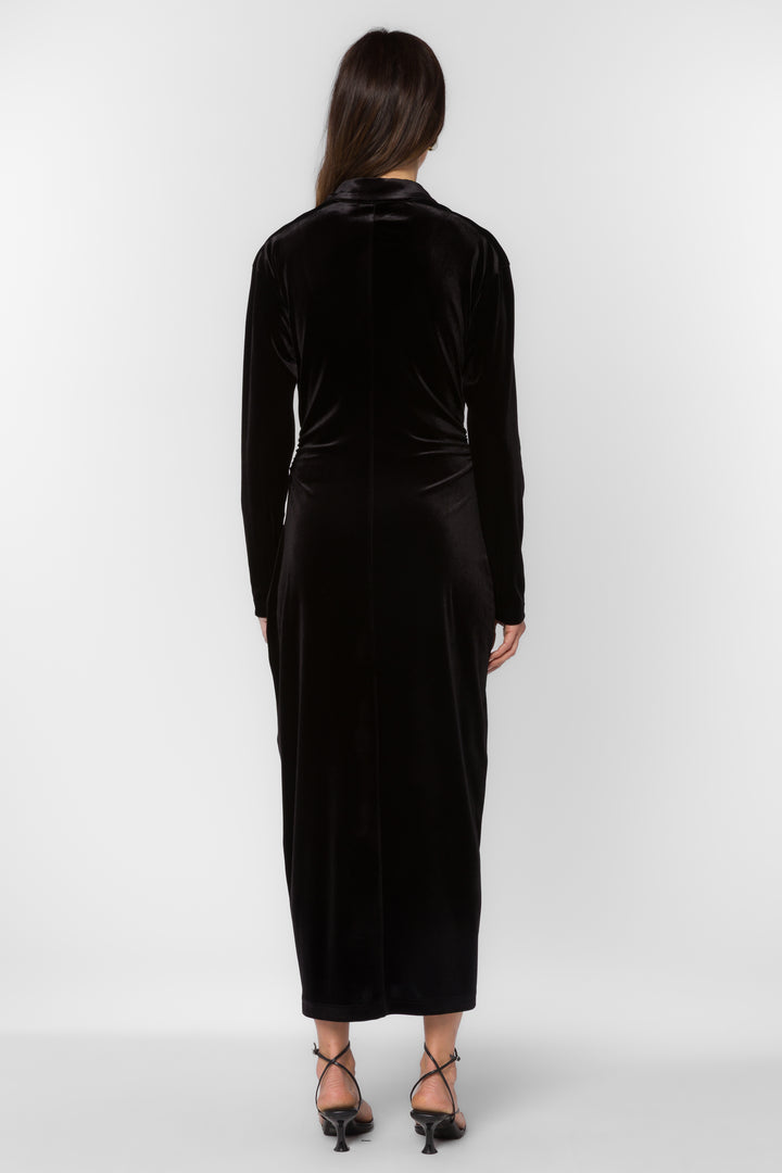 Phoenix Black Dress - Dresses - Velvet Heart Clothing