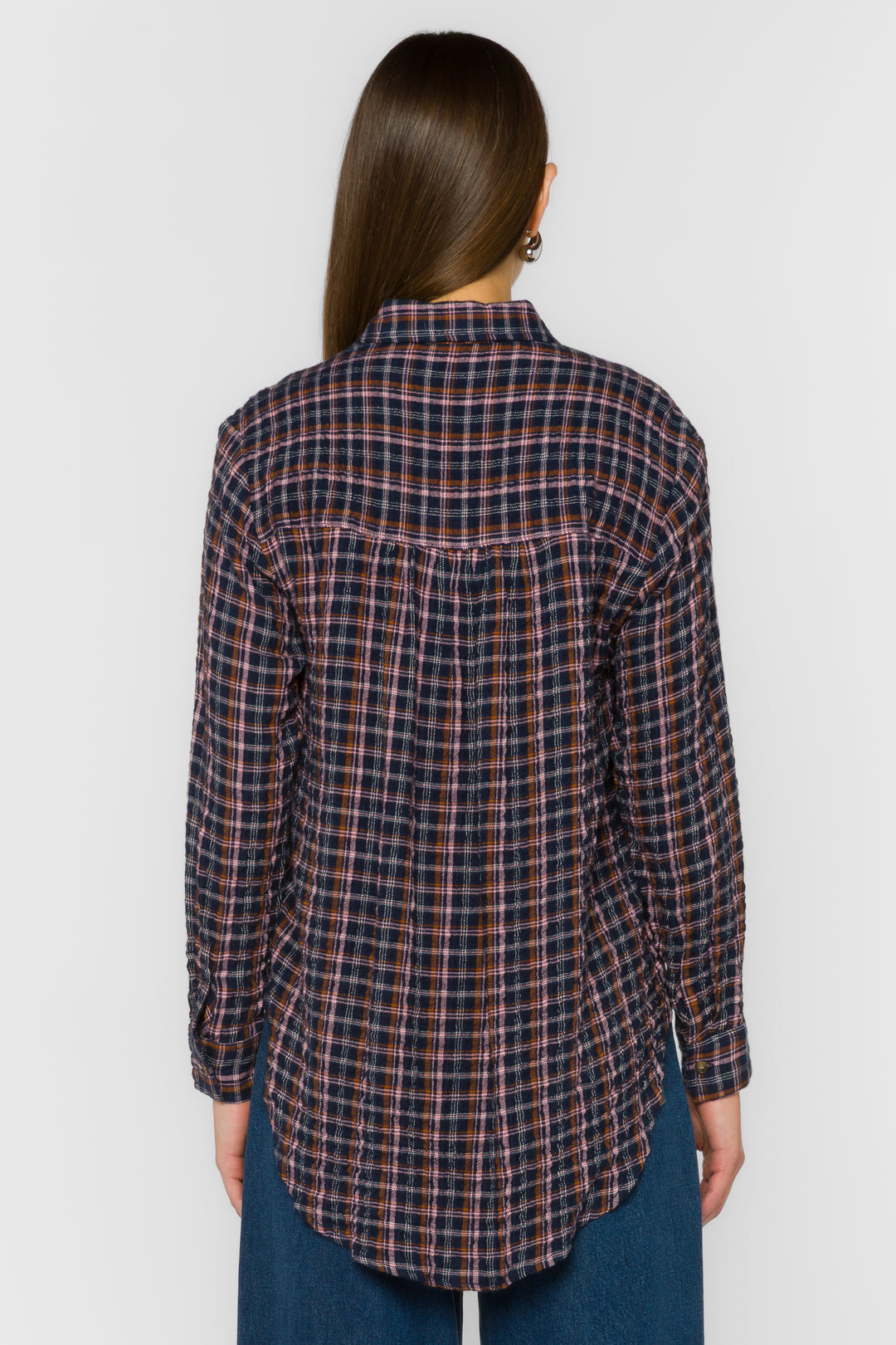 Pierra Patriot Plaid Shirt - Tops - Velvet Heart Clothing