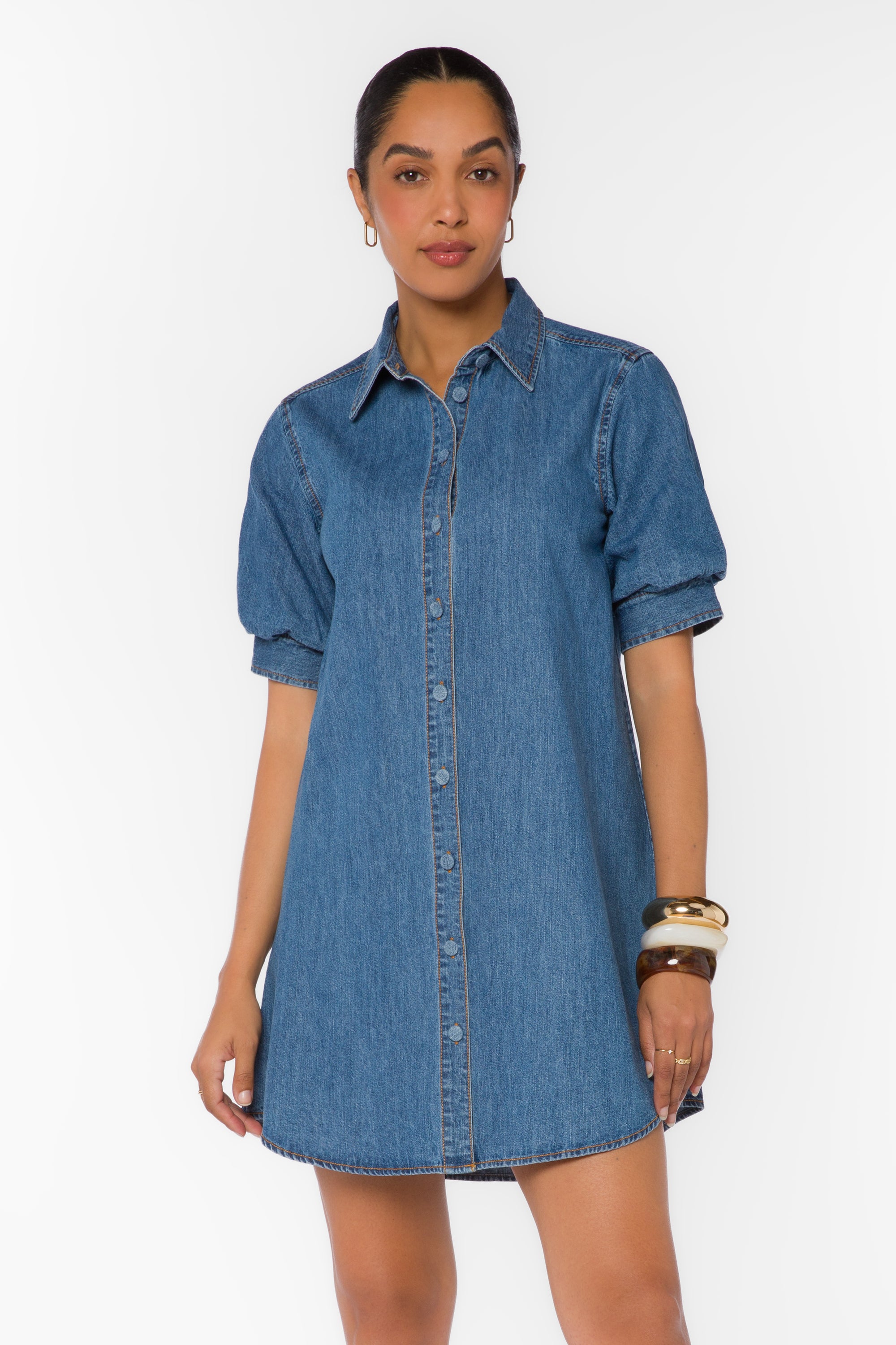 Prescott Havana Denim Mini Dress
