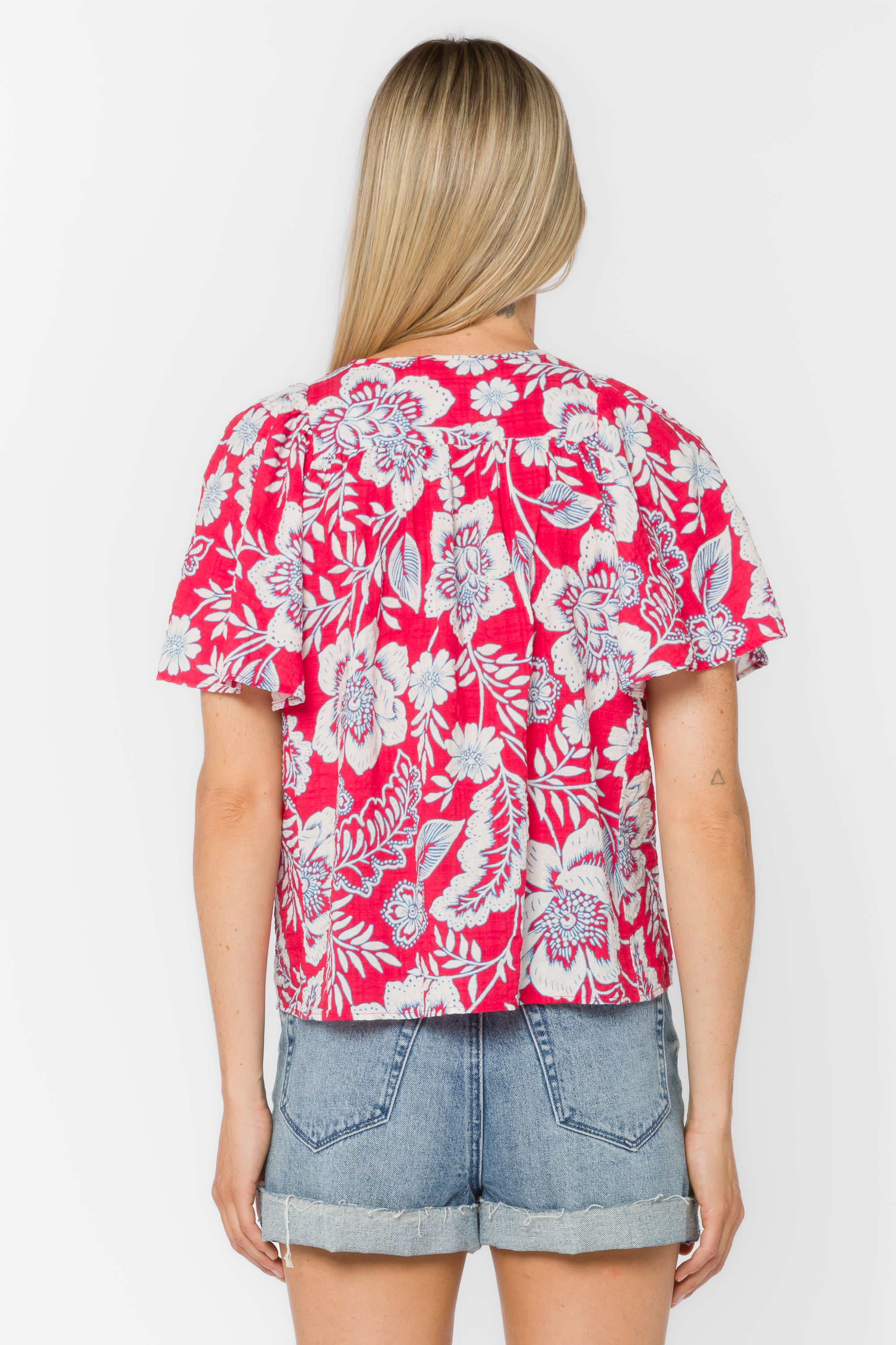 Quency Floral Top - Tops - Velvet Heart Clothing